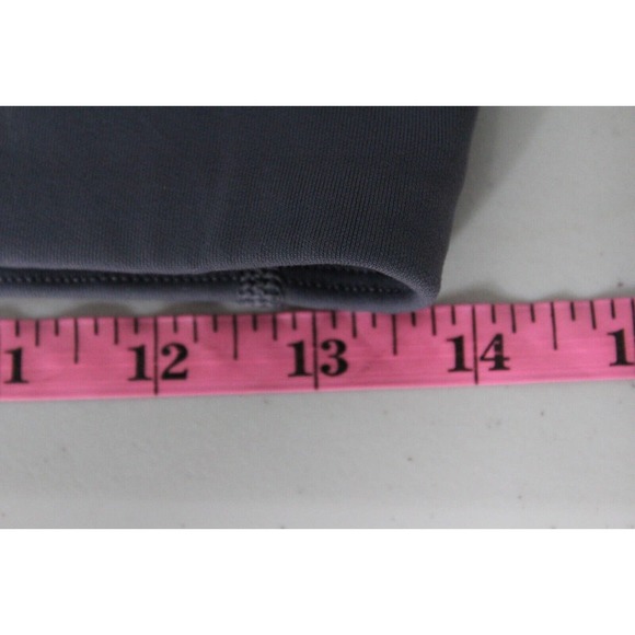 Athleta Leggings Medium Gray White‎ Pull-On Colorblock Tight Lightweight Women - Picture 9 of 13